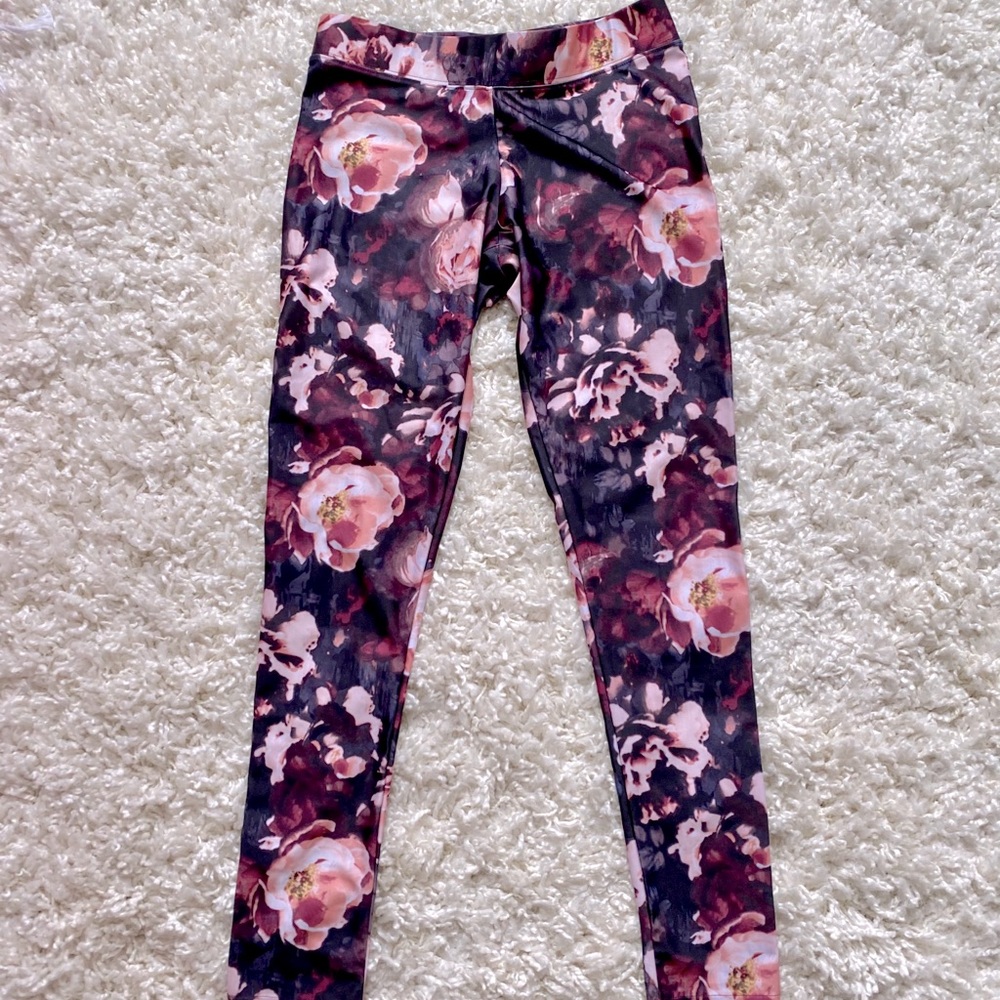 Floral American Eagle Workout Leggings